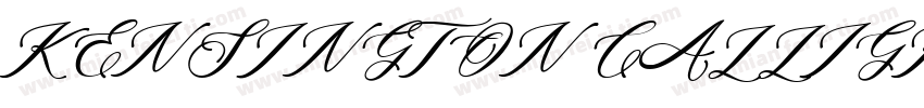 Kensington Calligrap字体转换